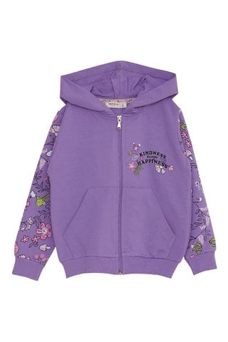 Sweat à capuche - Mauve