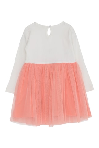 Robe - Ecru et saumon