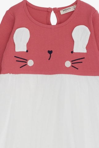 Robe - Rouge brique et blanc
