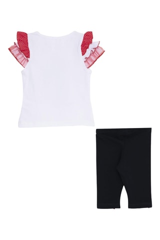 T-shirt et legging - Blanc et noir