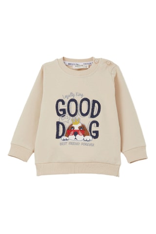 Sweat et jogging - Beige et bleu foncé