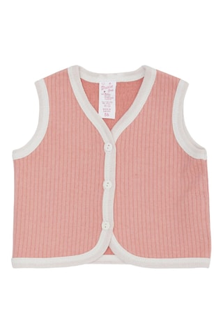 Gilet sans manches - Rose poudré