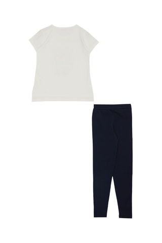 T-shirt et legging - Ecru et noir