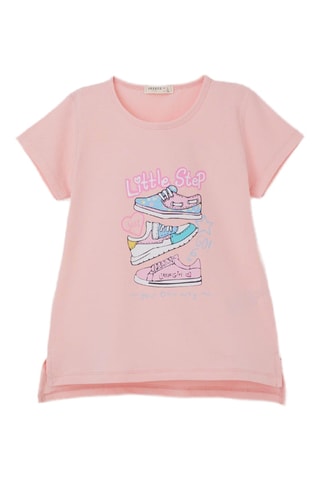 T-shirt et legging - Rose et gris