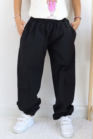 Pantalon cargo - Noir
