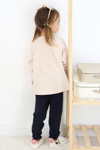 T-shirt et legging - Beige et noir