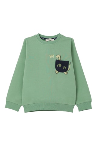 Sweat et jogging - Vert menthe et bleu foncé