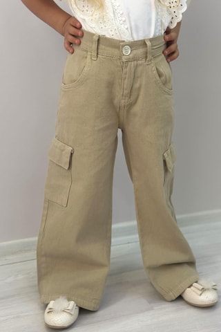 Pantalon cargo - Kaki
