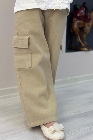 Pantalon cargo - Kaki