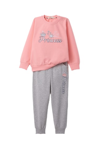 Sweat et jogging - Rose et gris