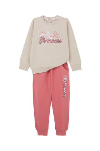 Sweat et jogging - Beige et rose
