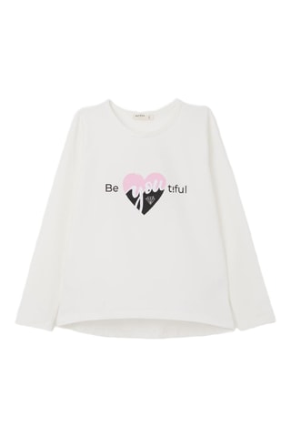 T-shirt et legging - Ecru et noir