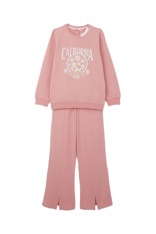 Sweat et pantalon - Rose