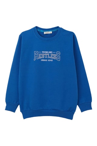 Sweat et jogging - Bleu roi et gris