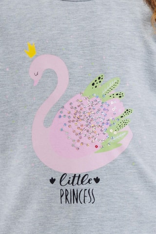 T-shirt - Gris clair chiné