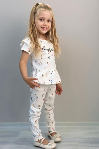 T-shirt et pantalon - Ecru