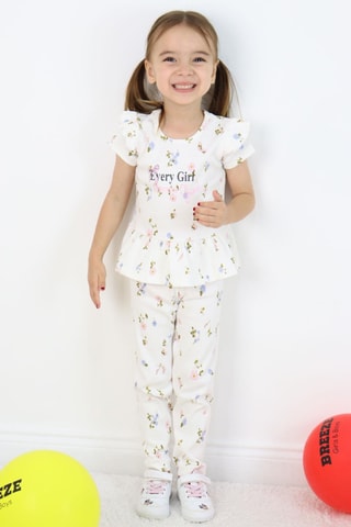 T-shirt et pantalon - Ecru
