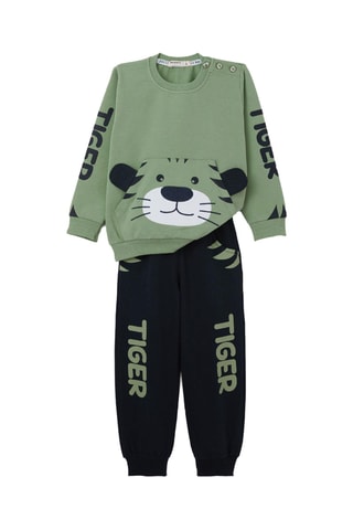 Sweat et jogging - Vert menthe et noir