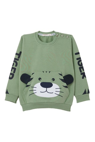 Sweat et jogging - Vert menthe et noir