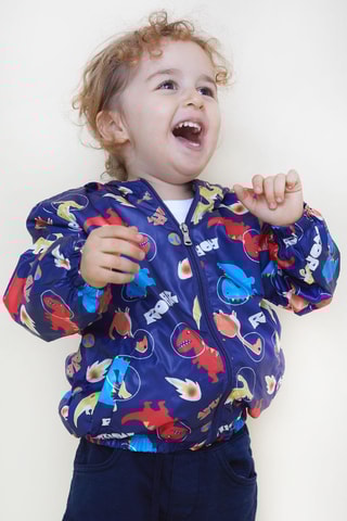 Imperméable à capuche - Bleu marine