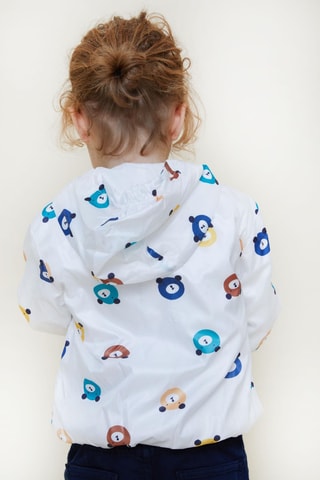 Imperméable à capuche - Blanc