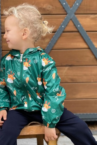 Imperméable à capuche - Vert