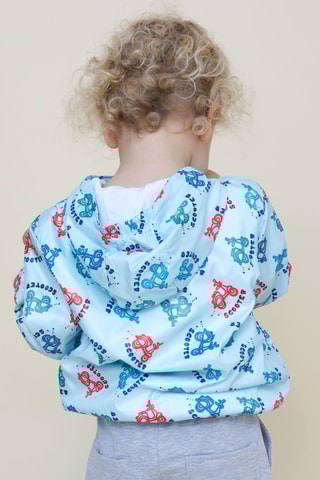 Imperméable à capuche - Bleu clair
