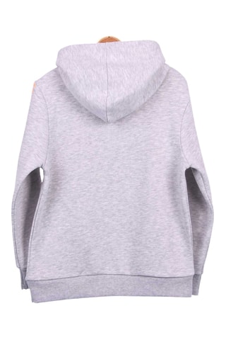 Sweat à capuche - Gris clair chiné