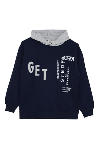 Sweat à capuche - Bleu marine