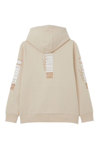 Sweat à capuche - Crème