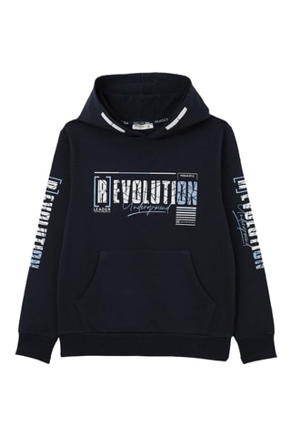 Sweat à capuche - Bleu marine