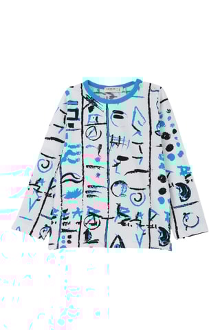 Pyjama - Blanc et bleu