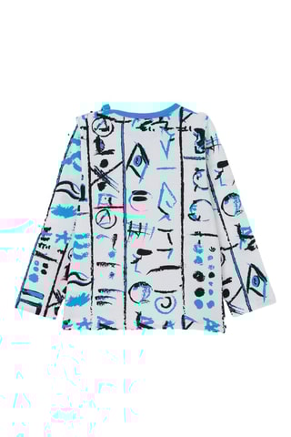 Pyjama - Blanc et bleu