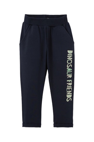 Sweat et pantalon - Beige et bleu marine