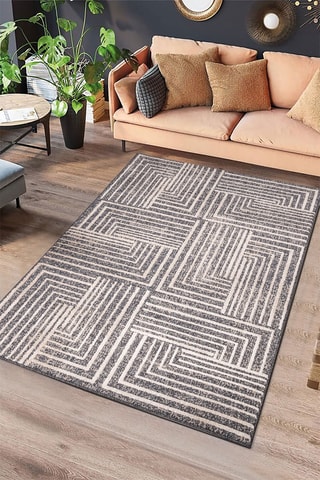 Tapis Paula - Beige et gris
