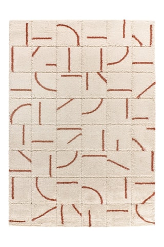 Tapis Brenda - Beige et camel