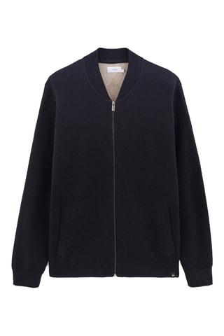 Gilet zippé  - Bleu