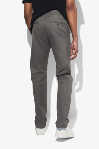 Calças chino regular - Cinzento-escuro