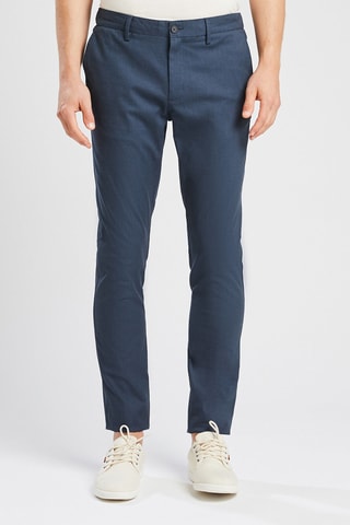 Calças chino slim - Azul