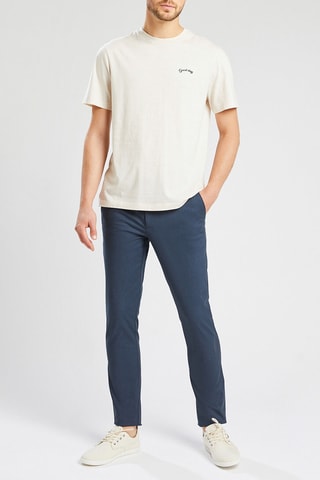 Calças chino slim - Azul