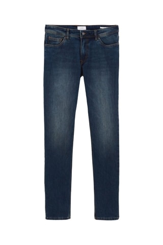 Calças de ganga slim - Azul - Comprimento 34