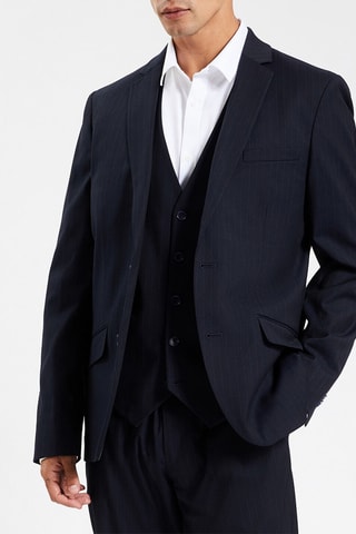 Casaco de fato slim - Preto