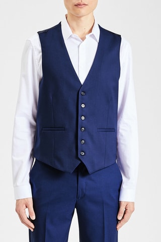 Gilet de costume - Bleu