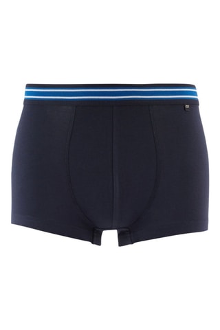 3 boxers em algodão biológico - Azul-marinho