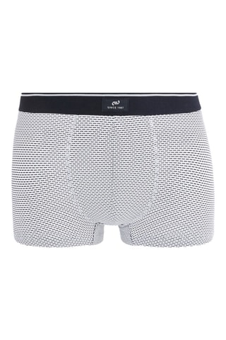 5 boxers em algodão biológico - Azul-marinho