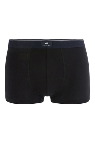 5 boxers em algodão biológico - Azul-marinho