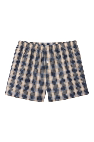 Boxers em algodão biológico - Castanho