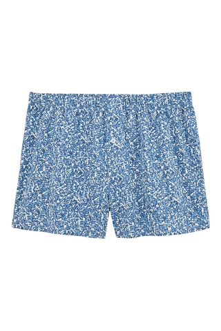Boxers em algodão biológico - Azul-celeste