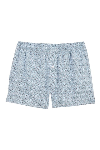 Boxers em algodão biológico - Azul-celeste