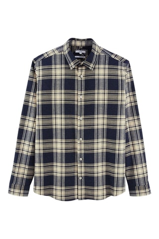 Camisa regular - Azul